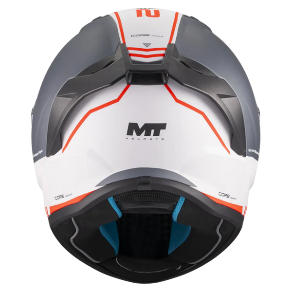 MT-Helmets Stinger 2 Core A5 Full-Face Helmet – Matt – rear view