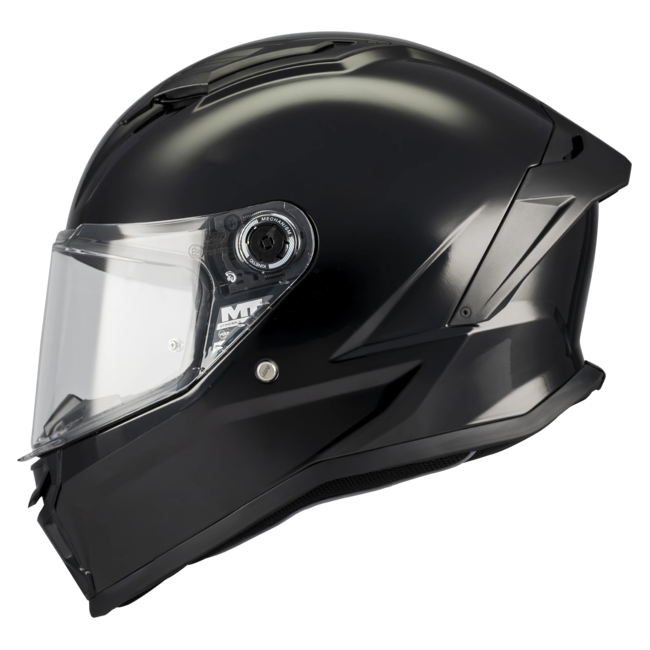 MT-Helmets Stinger 2 Pure A1 Full-Face Helmet – Gloss Black – left side view