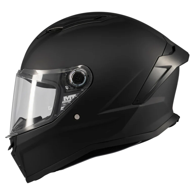 MT-Helmets Stinger 2 Pure A1 Full-Face Helmet – Matt Black – left side view