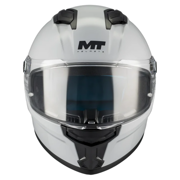 MT-Helmets Stinger 2 Pure A12 Full-Face Helmet – Gloss Grey – front view