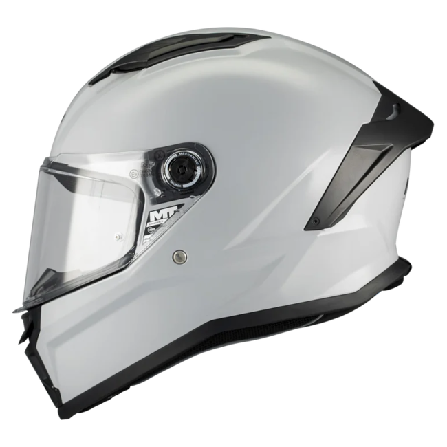 MT-Helmets Stinger 2 Pure A12 Full-Face Helmet – Gloss Grey – left side view
