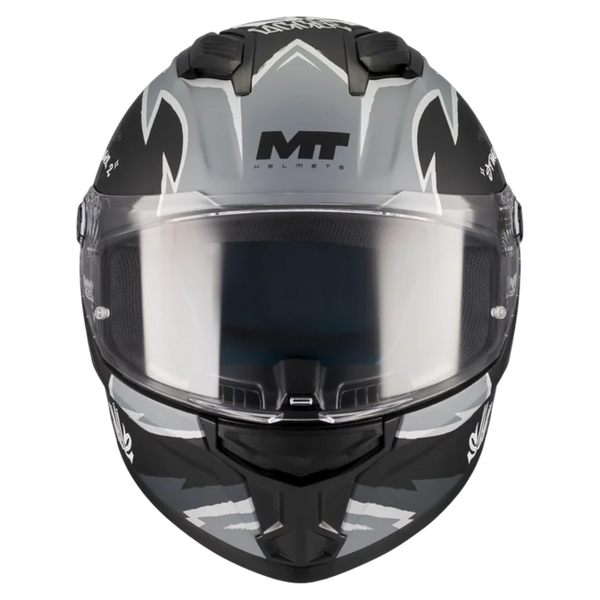 MT-Helmets Stinger 2 Tagger B2 Full-Face Helmet – Matt – front view