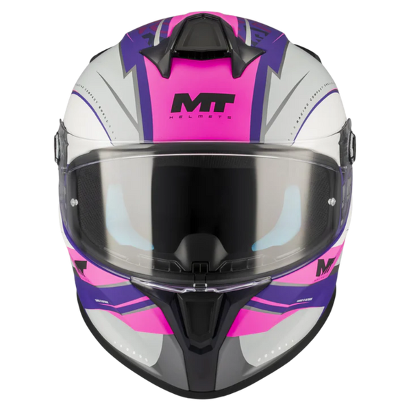 MT-Helmets Targo S Outside C8 Full-Face Helmet – Matt – front view