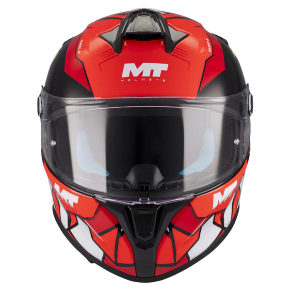 MT-Helmets Targo S Piqueras B5 Full-Face Helmet – Gloss – front view