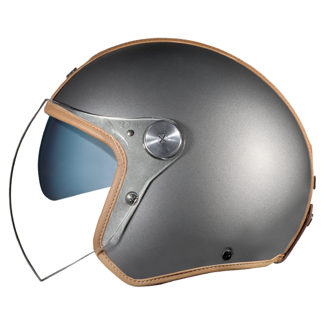 Nexx X.G30 Groovy Titanium Camel Jet Helmet – side view