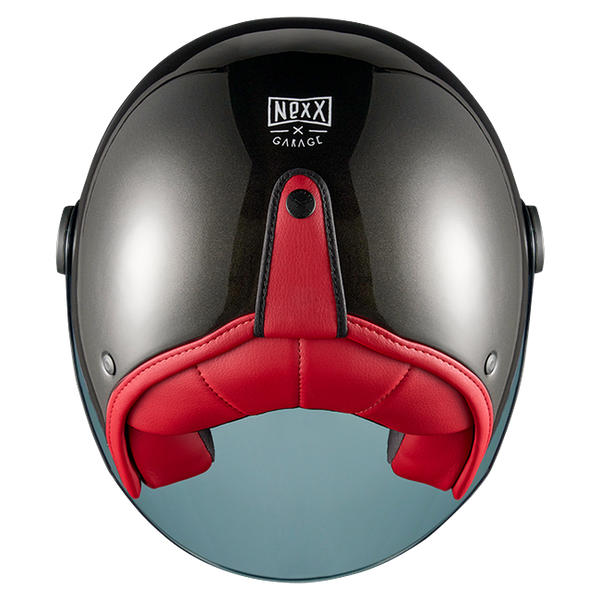 Nexx X.G30 Svelto Metal Black Jet Helmet – rear view