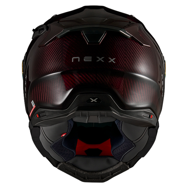 Nexx X.WST3 Lava Carbon Street Helmet – rear view