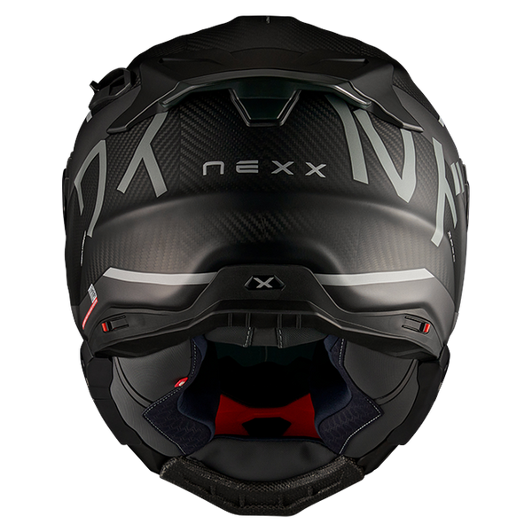 Nexx X.WST3 Manga Grey Black Street Helmet – rear view