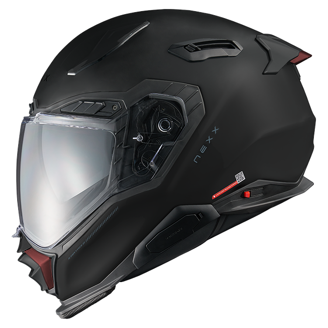 Nexx X.WST3 Plain Black Street Helmet – side view