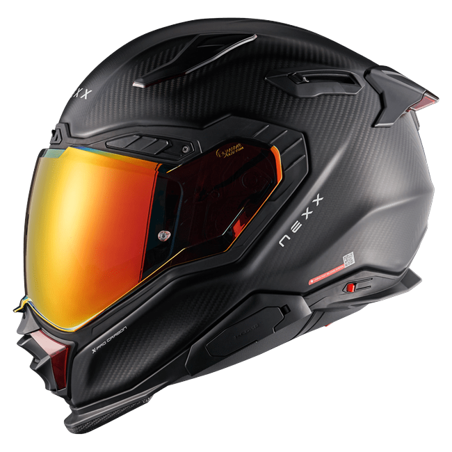 Nexx X.WST3 Zero Pro Carbon Red Street Helmet – side view