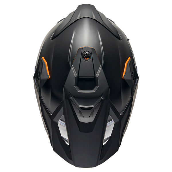 Nexx Y.TRAVL Plain Black MT Adventure Helmet – top view