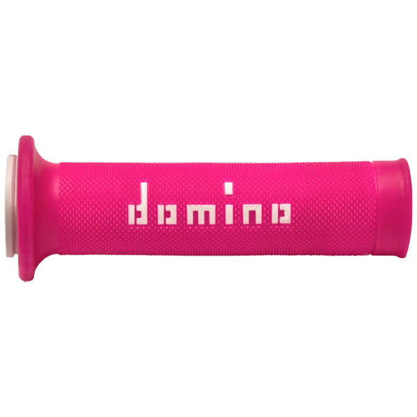 Domino A010 Racing Grips in multiple colour options for 22 mm and 25.4 mm handlebars