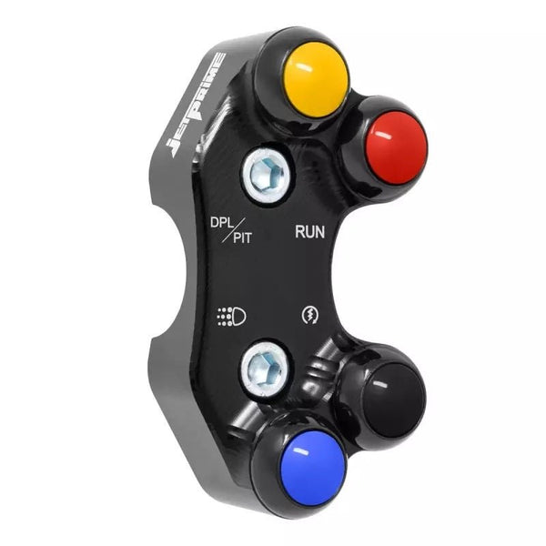 JetPrime right handlebar switch JP PLD 056 for Ducati Panigale V4/S 2025-2026, anodised aluminium