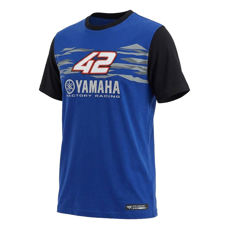 IXON Alex Rins #42 Yamaha Factory Racing T-Shirt Replica 2026 – Men's – Blue / Black