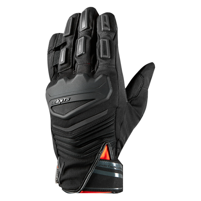 Seventy Degrees Aspen Light All-Season Motorcycle Gloves – Men – Black / Red