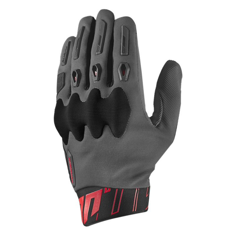 Seventy Degrees Fullgas Short Summer Sport Gloves – Men – Dark Grey / Red