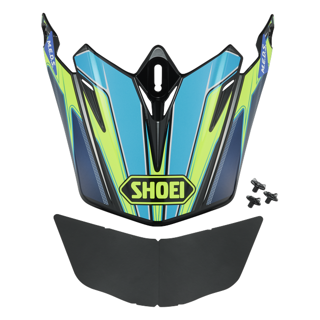 Shoei Peak Sparkle TC-3 – genuine Shoei helmet peak, product view