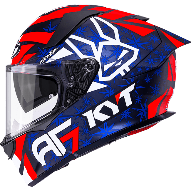 KYT R2R Augusto Fernández Replica 2025 matte full-face helmet in MotoGP livery