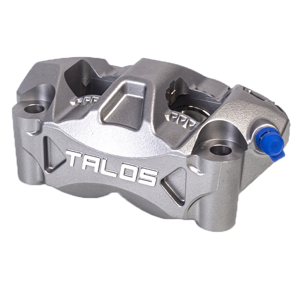 Talos C52 cast monoblock P4 32/32 front right brake caliper in titanium anodised finish