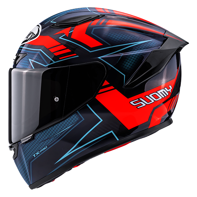 Suomy TX-Pro full-face helmet in Flawless Red, part number K6TX0013
