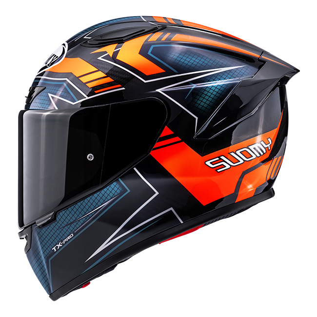 Suomy TX-Pro full-face helmet in Flawless Orange K6TX0015