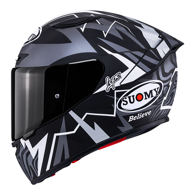 Suomy Track-1 Sam Lowes Replica 2025 Winter Edition matte full-face helmet K6T10021
