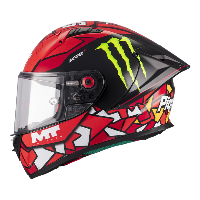 MT-Helmets KRE+ S Angel Piqueras Replica 2025 A5 Glow Comprehensive full-face helmet