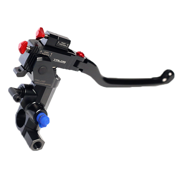 Talos XS.19 CNC billet aluminium radial racing brake master cylinder 19 mm black anodised