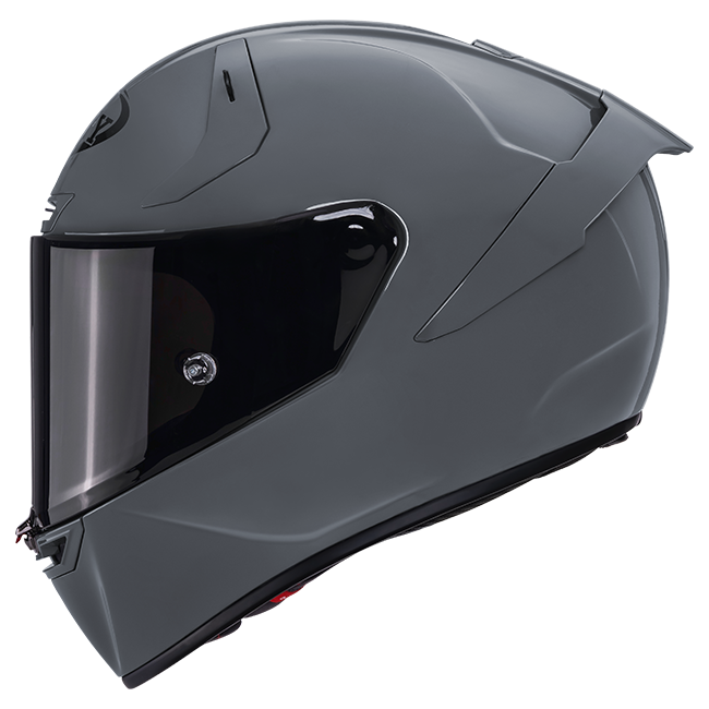 Suomy SR-GP Evo full-face racing helmet in plain grey