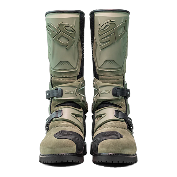 Sidi Adventure 2 Gore-Tex Motorcycle Boots Military 199, front view