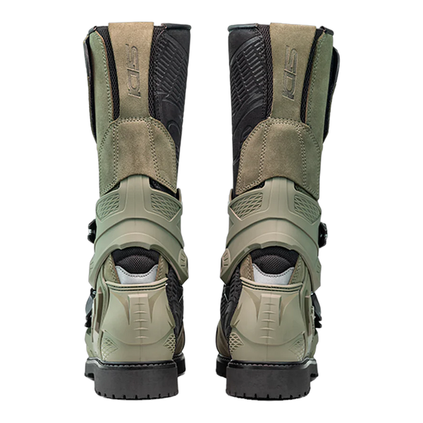Sidi Adventure 2 Gore-Tex Motorcycle Boots Military 199, rear view