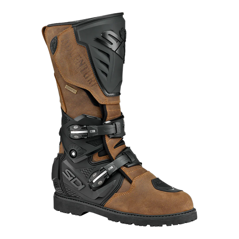 Sidi Adventure 2 Gore-Tex Motorcycle Boots Tobacco 245, side profile