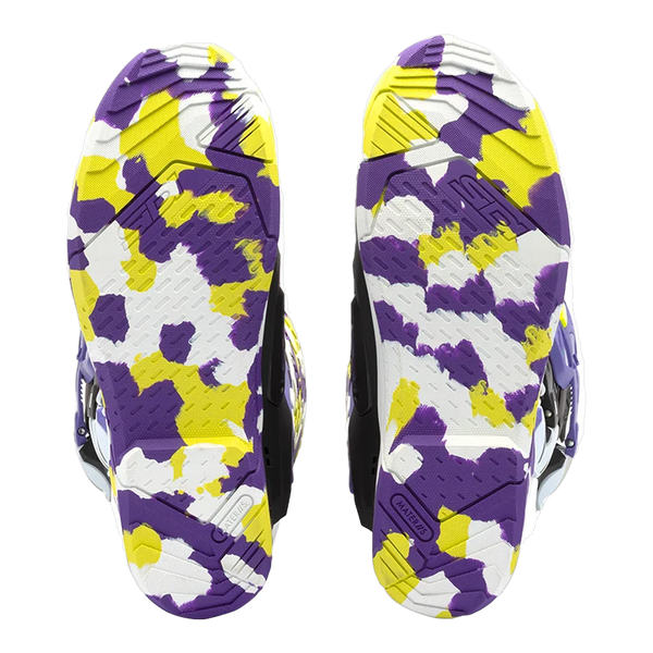 Sidi Crossair X motorcycle boots Black/Violet, sole detail