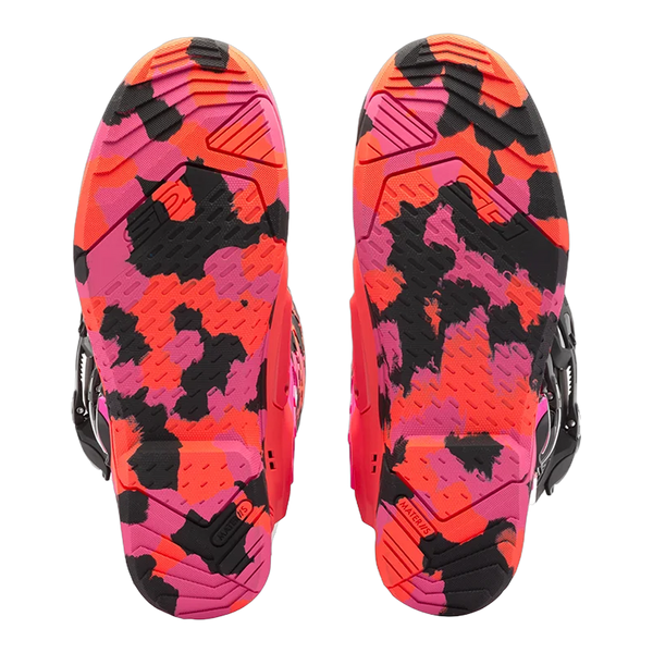 Sidi Crossair X motorcycle boots Messy Coral, sole detail