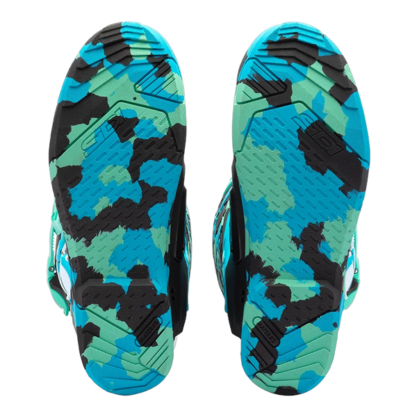 Sidi Crossair X motorcycle boots Messy Cyan, sole detail