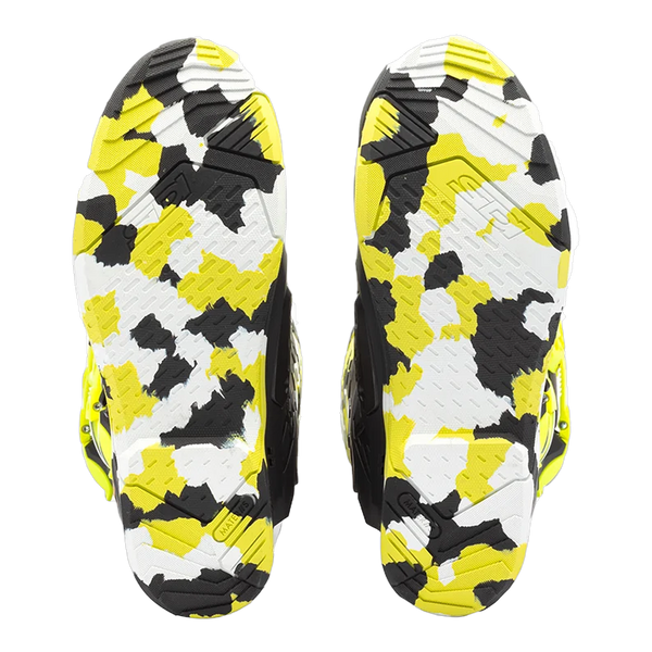 Sidi Crossair X motorcycle boots RACR002 Fluo Yellow/Black, sole detail