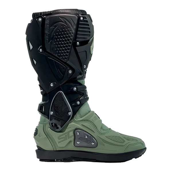 Sidi Crossfire 3 SRS motorcycle boots Army/Black, side profile