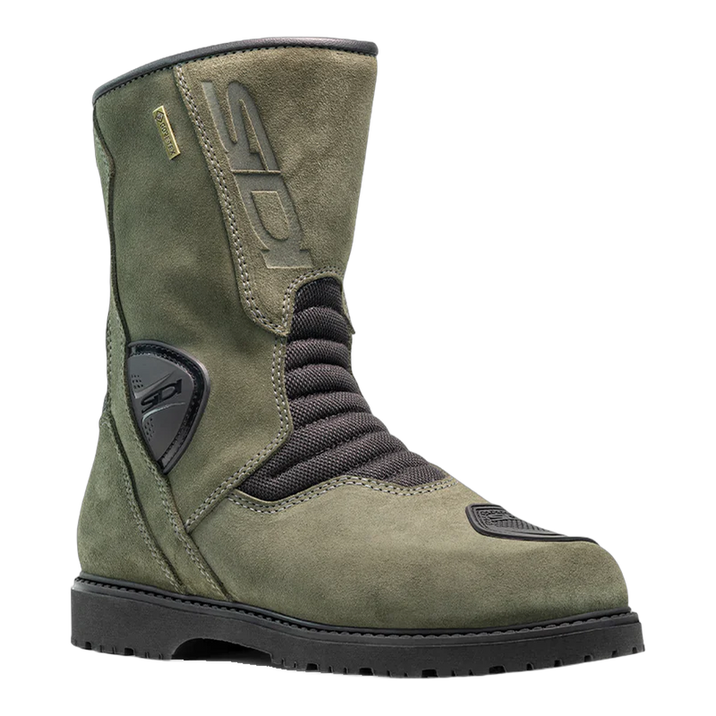 Sidi Gavia ADV Gore Motorcycle Boots Military 199, side profile