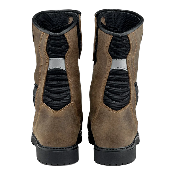 Sidi Gavia ADV Gore Motorcycle Boots Tobacco 245, rear view