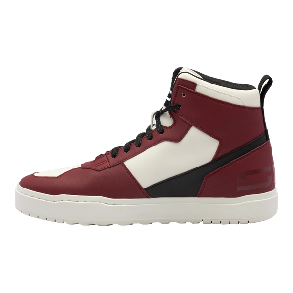 Sidi Lynx riding shoes Black/Dark Red, side profile