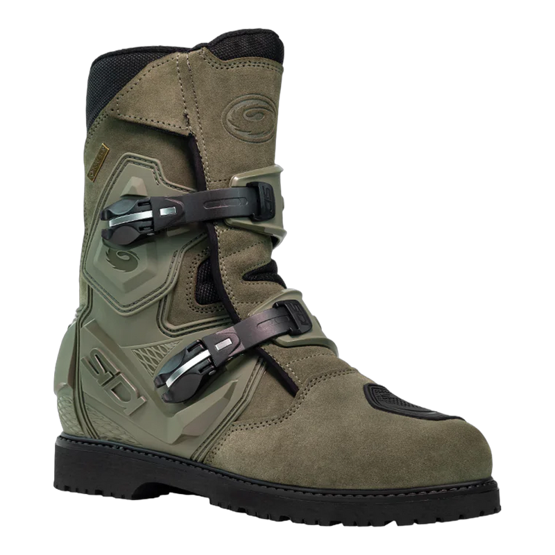 Sidi Mid Adventure 2 Gore-Tex Motorcycle Boots Military 199, side profile