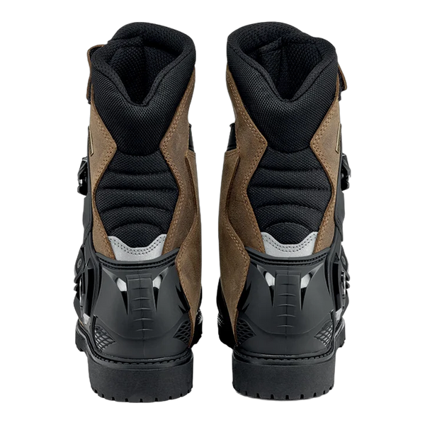 Sidi Mid Adventure 2 Gore-Tex Motorcycle Boots Tobacco 245, rear view