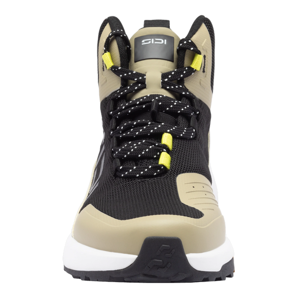 Sidi Nucleus Air riding shoes Black/Dark Sand, side profile