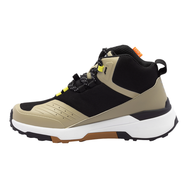 Sidi Nucleus Air riding shoes Black/Dark Sand, front view