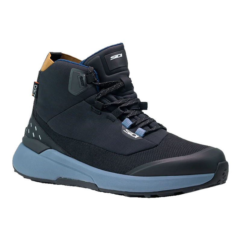 Sidi Nucleus GTX riding shoes Black/Sea, side view