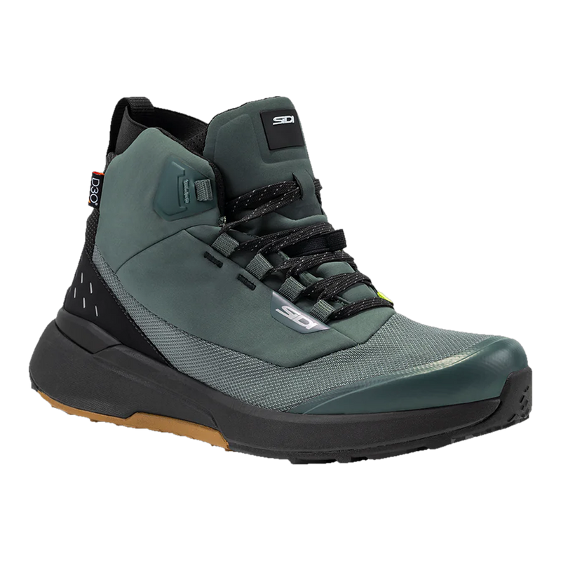 Sidi Nucleus GTX riding shoes Ivy/Black, side view