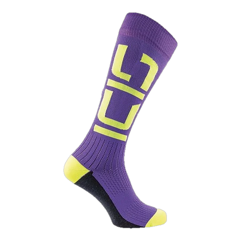 Sidi Off Sprint Socks Violet/Yellow riding socks