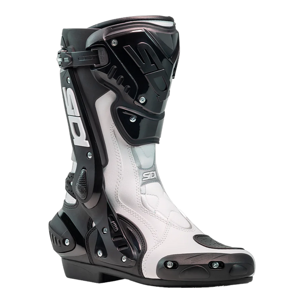 Sidi ST Motorcycle Boots White/Black 203, side profile