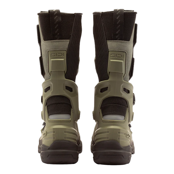 Sidi Taurus GTX Motorcycle Boots Deep Forest 246, rear view