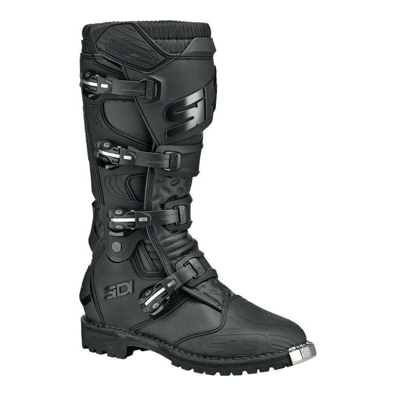 Sidi X-Power Enduro Motorcycle Boots Black 102, three-quarter view